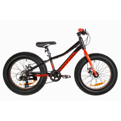 Велосипед 20" Optimabikes PALADIN 14G DD Al 2019 (чорно-червоний)