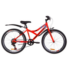 Велосипед 24" Discovery FLINT 14G Vbr St з крилом Pl 2019 (помаранчевий)