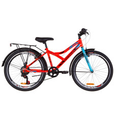 Велосипед 24" Discovery FLINT MC 14G Vbr St з багажником зад St, з крилом St 2019 (помаранчевий)