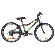 Велосипед 24" Formula ACID 1.0 14G Vbr Al 2019 (чорно-зелений з червоним)
