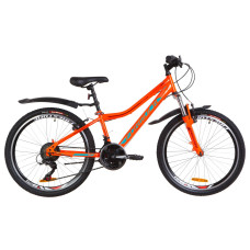 Велосипед 24" Formula FOREST AM 14G Vbr St з крилом Pl 2019 (помаранчево-бірюзовий)