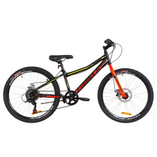 Велосипед 24" Formula FOREST 14G DD St 2019 (чорно-червоний з жовтим)