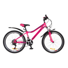 Велосипед 24" Formula FOREST AM 14G Vbr St з крилом Pl 2018 (рожево-фіолетовий)