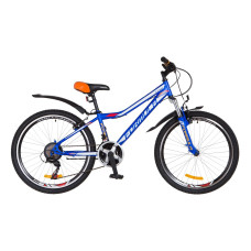 Велосипед 24" Formula FOREST AM 14G Vbr St з крилом Pl 2018 (синьо-білий)