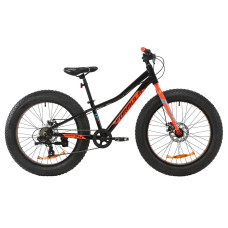 Велосипед AL 24" Formula PALADIN DD 2020 (чорно-червоний з бірюзовим)