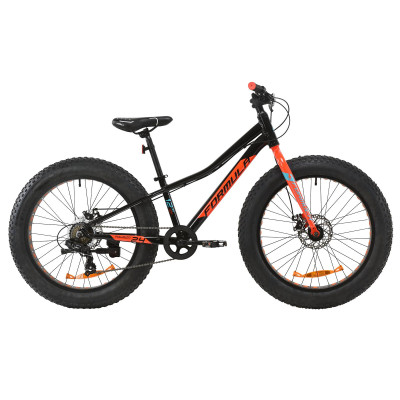 Велосипед AL 24" Formula PALADIN DD 2020 (чорно-червоний з бірюзовим)