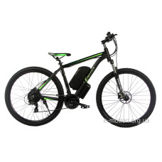 Електровелосипед E-motion MTB 29" 36V 32Ah 500W / рама 19" механічні гальма чорно-зелений 