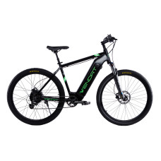 Електровелосипед WENDAT MTB 29" 36V 23Ah 500W рама 20" зі знімним акумулятором у рамі чорно-зелений
