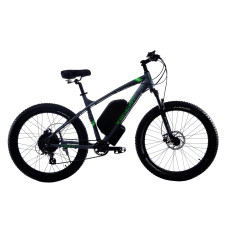 Електровелосипед WENDAT MTB 3" 27,5" 36V 32Ah 500W гідравлічні гальма рама 19 сіро-зелений