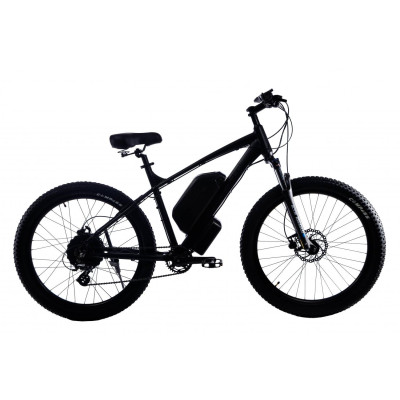 Электровелосипед WENDAT MTB 3" 27,5" 36V 14AH 500W механические тормоза / рама 19 черный-матовый